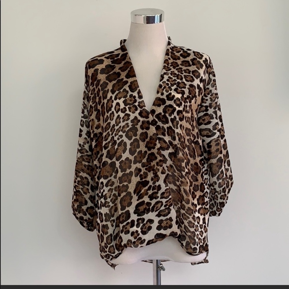 Two Arrows Leopard Print Blouse